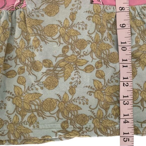 Matilda Jane Top Girl's Size 2 Cottonwood Blossoms Colorful Artsy Floral Ruffle - Picture 6 of 6